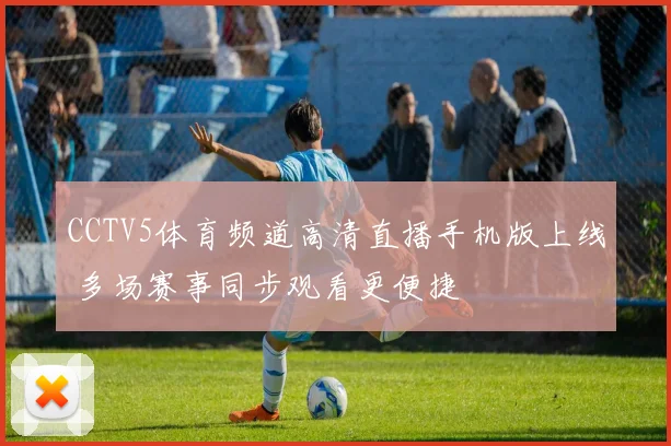 CCTV5体育频道高清直播手机版上线 多场赛事同步观看更便捷
