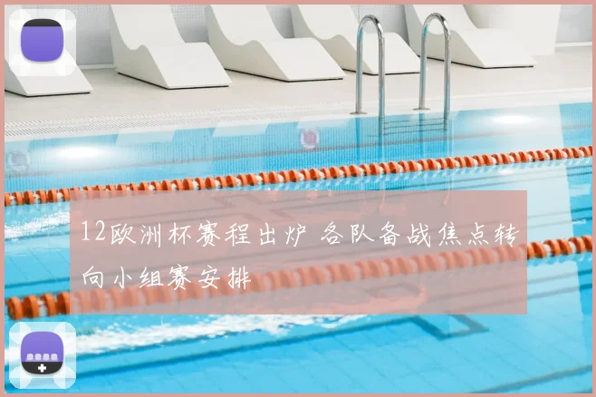 12欧洲杯赛程出炉 各队备战焦点转向小组赛安排